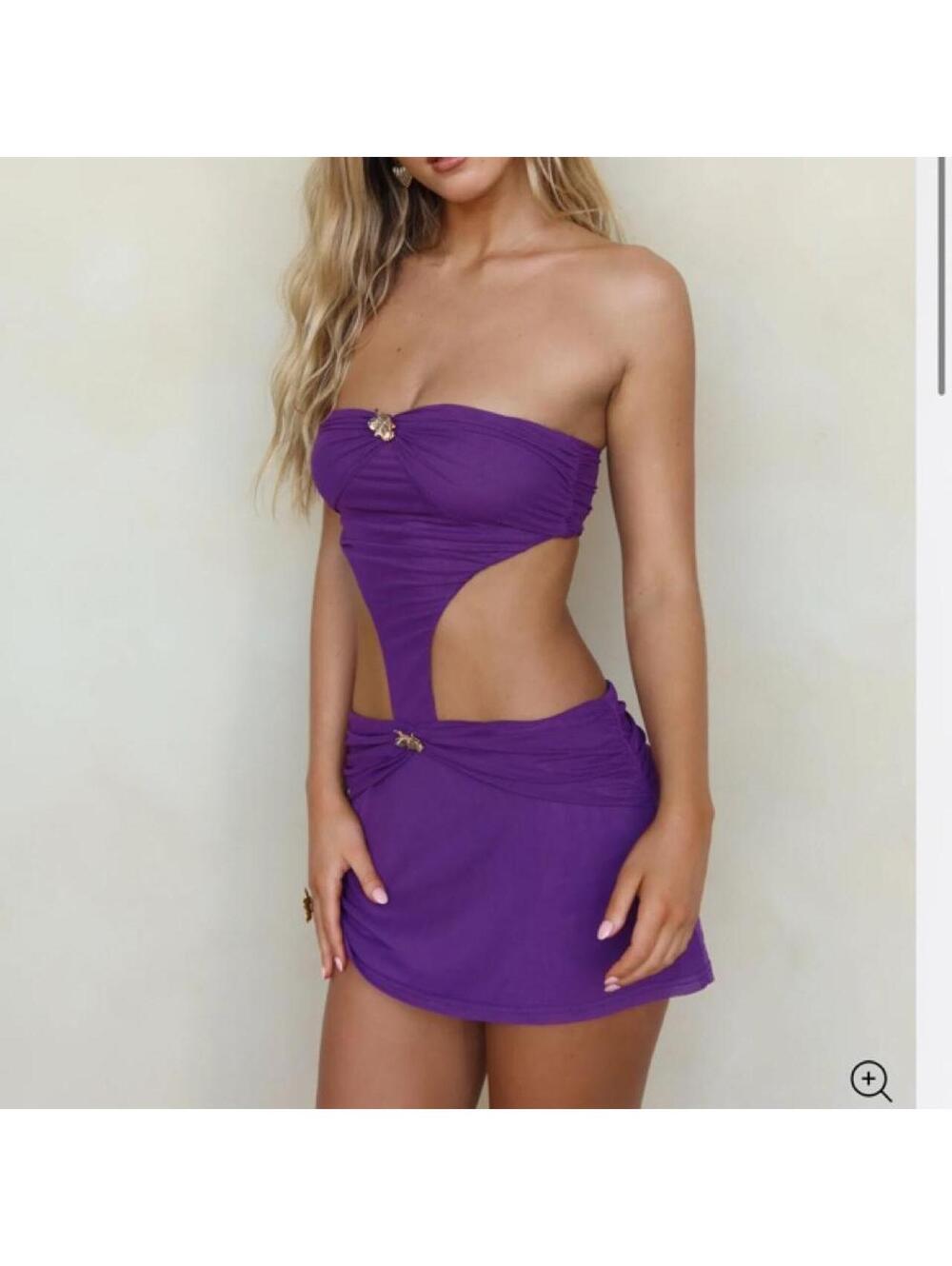 Tiger Mist Women's Purple Dress